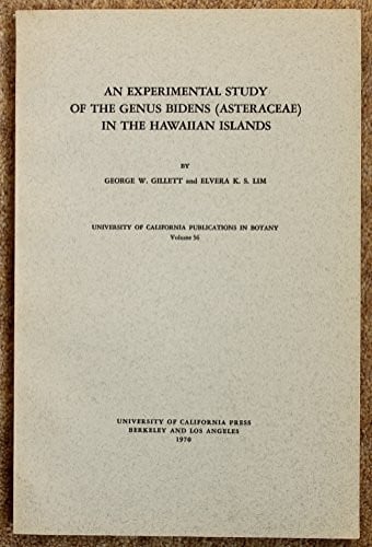 An Experimental Study of the Genus Bidens (Asteraceae) in the Hawaiian Islands