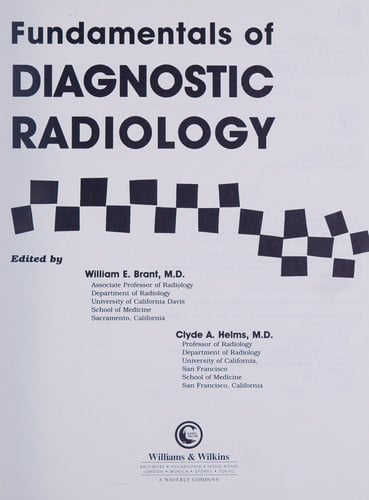 Fundamentals of Diagnostic Radiology