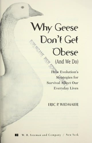 Why Geese Don't Get Obese (And We Do): How Evolution's Strategies for Survival Affect Our Everyday Lives