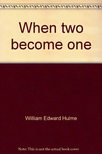 When two become one;: Reflections for the newly married,