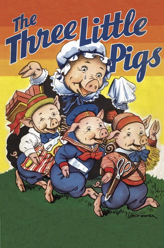 The Three Little Pigs (Shape Books)