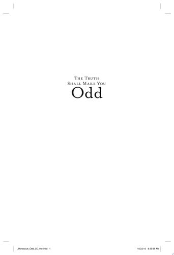 Truth Shall Make You Odd, The: Speaking with Pastoral Integrity in Awkward Situations
