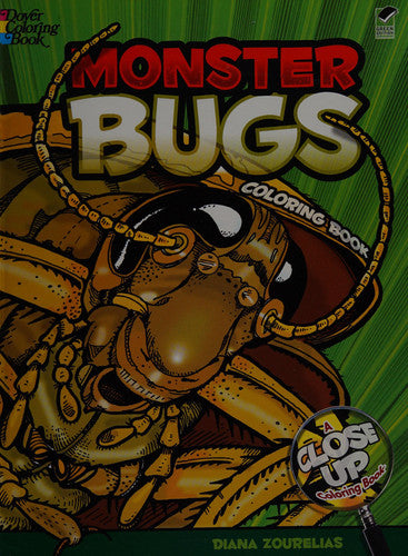 Monster Bugs: A Close-Up Coloring Book (Dover Animal Coloring Books)