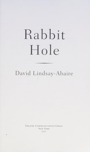 Rabbit Hole (movie tie-in)