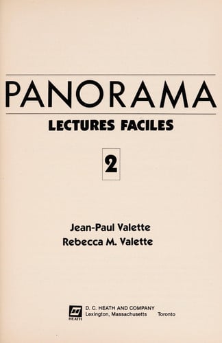 Panorama Lectures Faciles 2
