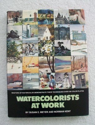 Watercolorists at work,