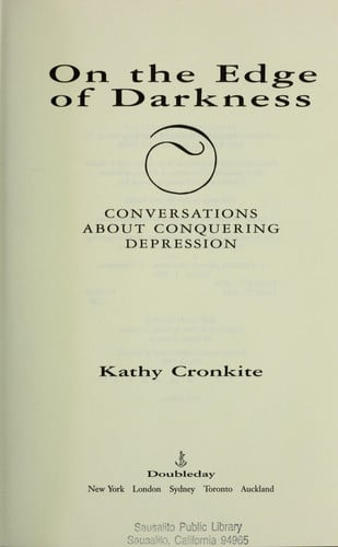 On the Edge of Darkness: Conversations about Conquering Depression