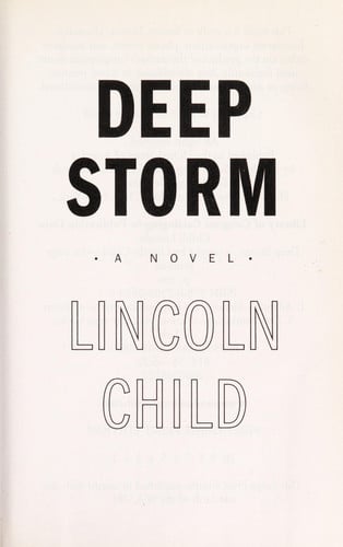 Deep Storm: A Novel (Random House Large Print)