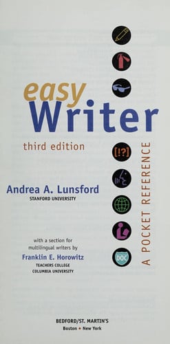 EasyWriter: A Pocket Reference