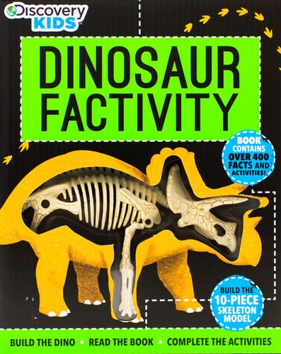 Discovery Kids Dinosaur Factivity Build the Dino, Read the Book, Complete the Activities