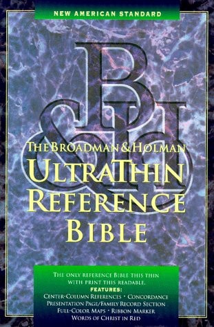 Ultrathin Reference Bible-NASB