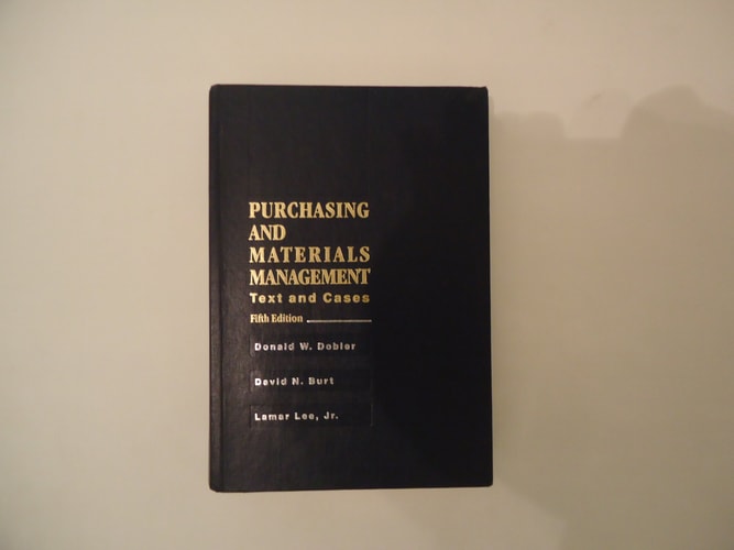 Purchasing and Materials Management: Text and Cases (McGraw Hill Management Series)