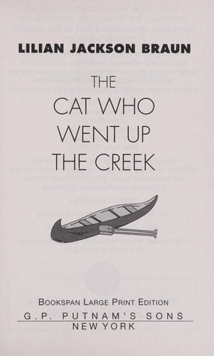 The Cat who Went Up the Creek