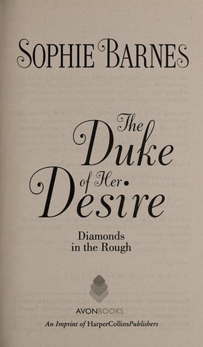 The Duke of Her Desire: Diamonds in the Rough