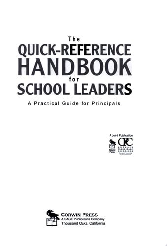The Principal's Companion: Strategies and Hints to Make the Job Easier
