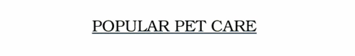 Dogs (Opular Pet Care)