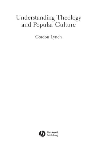 Understanding Theology and Popular Culture