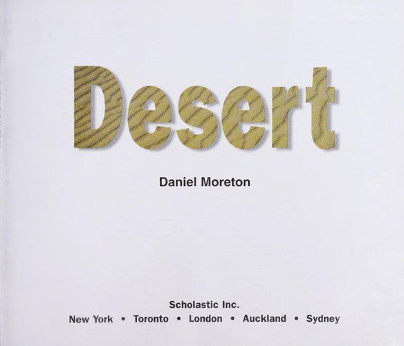 Desert (ScienceEmergent Readers)