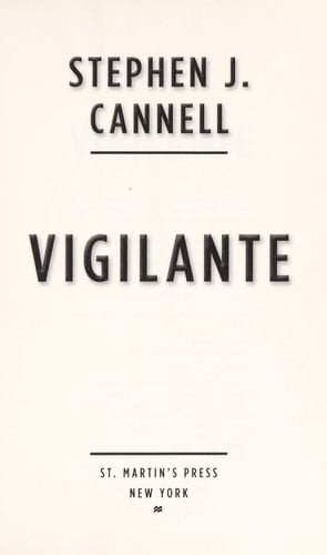 Vigilante (Shane Scully Novels)