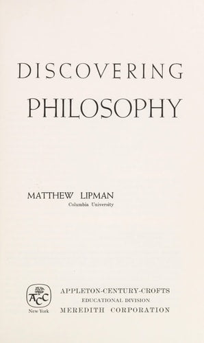 Discovering philosophy (The Century philosophy series)