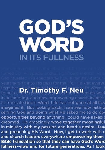 God's Word in its Fullness
