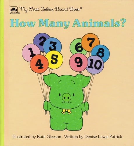 How Many Animals st Brd Bk (My First Golden Board Book)