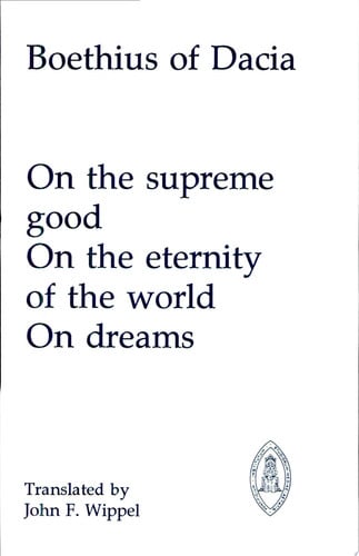 On the Supreme Good (Mediaeval Sources in Translation,)