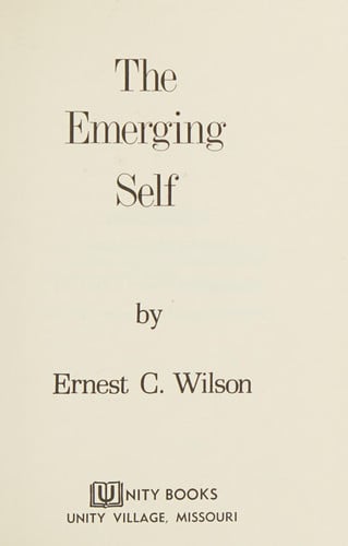 The emerging self,