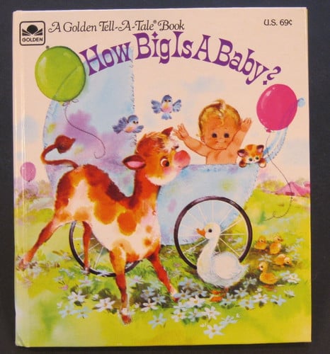 How big is a baby? (Tell-a-tale book)