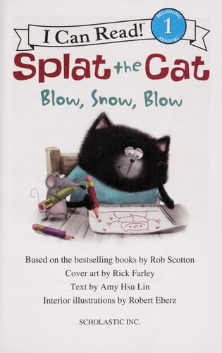 Splat the Cat: Blow, Snow, Blow