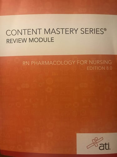RN Pharmacology for Nursing Edition 8. 0