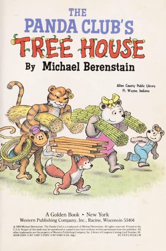The Panda Club's Tree House (A Golden Easy Reader)