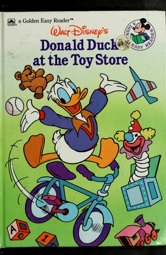 Donald Duck at the Toy Store