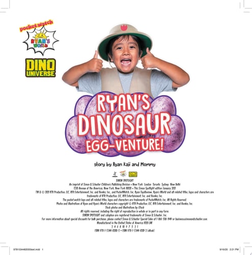 Ryan's Dinosaur Egg-venture!
