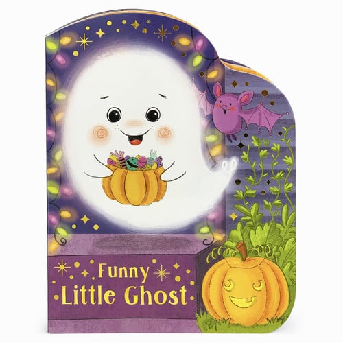 Funny Little Ghost - Halloween Ghost-Shaped Board Book