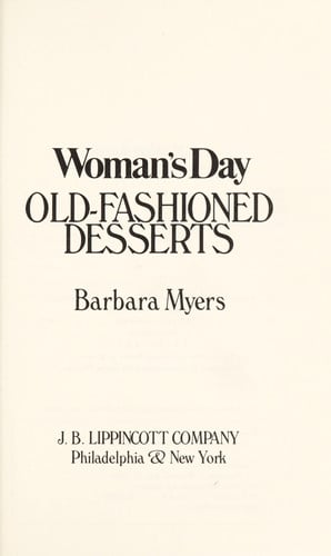 Woman's day old-fashioned desserts