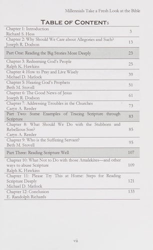 Reading Scripture Deeply: Millennials Take a Fresh Look at the Bible