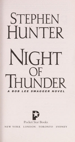 Night of Thunder: A Bob Lee Swagger Novel