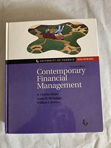 Contemporary Financial Management (University Of Phoenix Special Edition Series)
