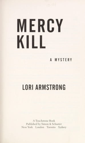 Mercy Kill: A Mystery (Mercy Gunderson)