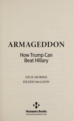 Armageddon: How Trump Can Beat Hillary