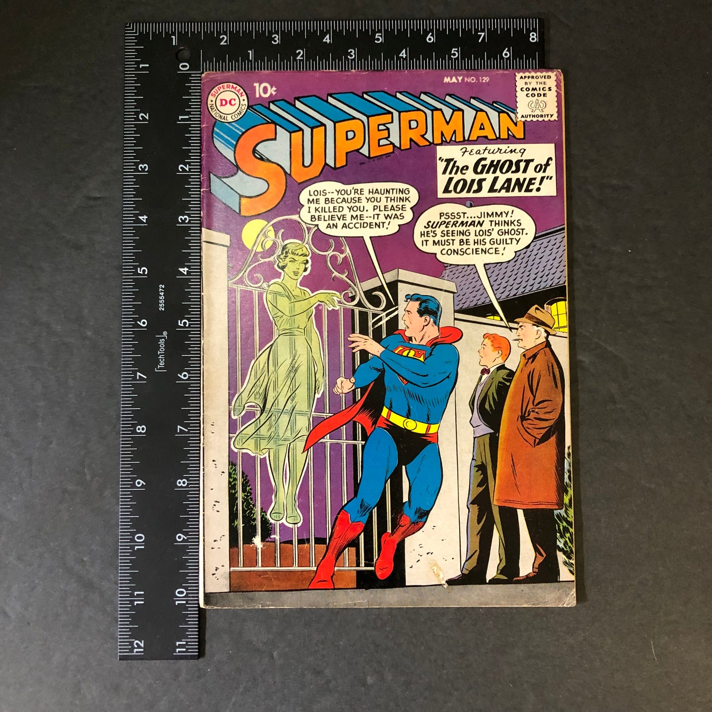 Superman #129 - Bill Finger/Wayne Boring - 1st Appearance of Lori Lemaris - 1959