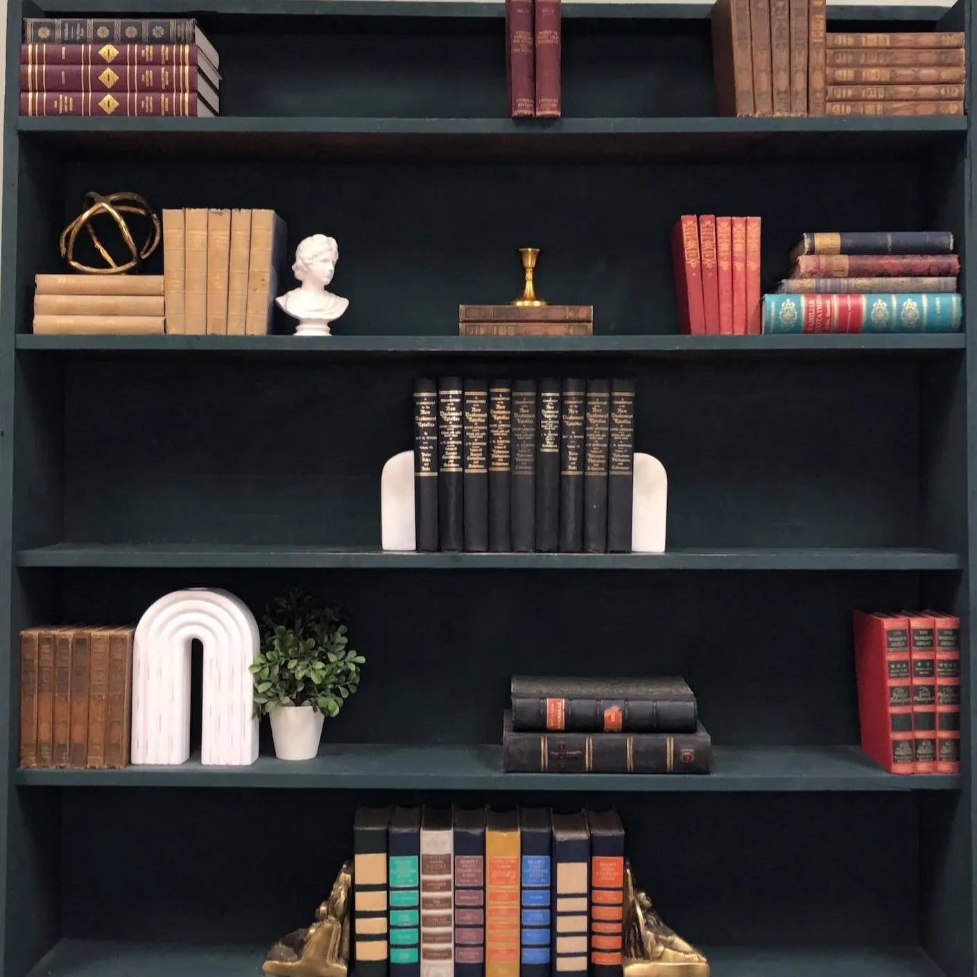 Ornate Decorative Books by the Foot: A Biblical Commentary, Display Hardcovers