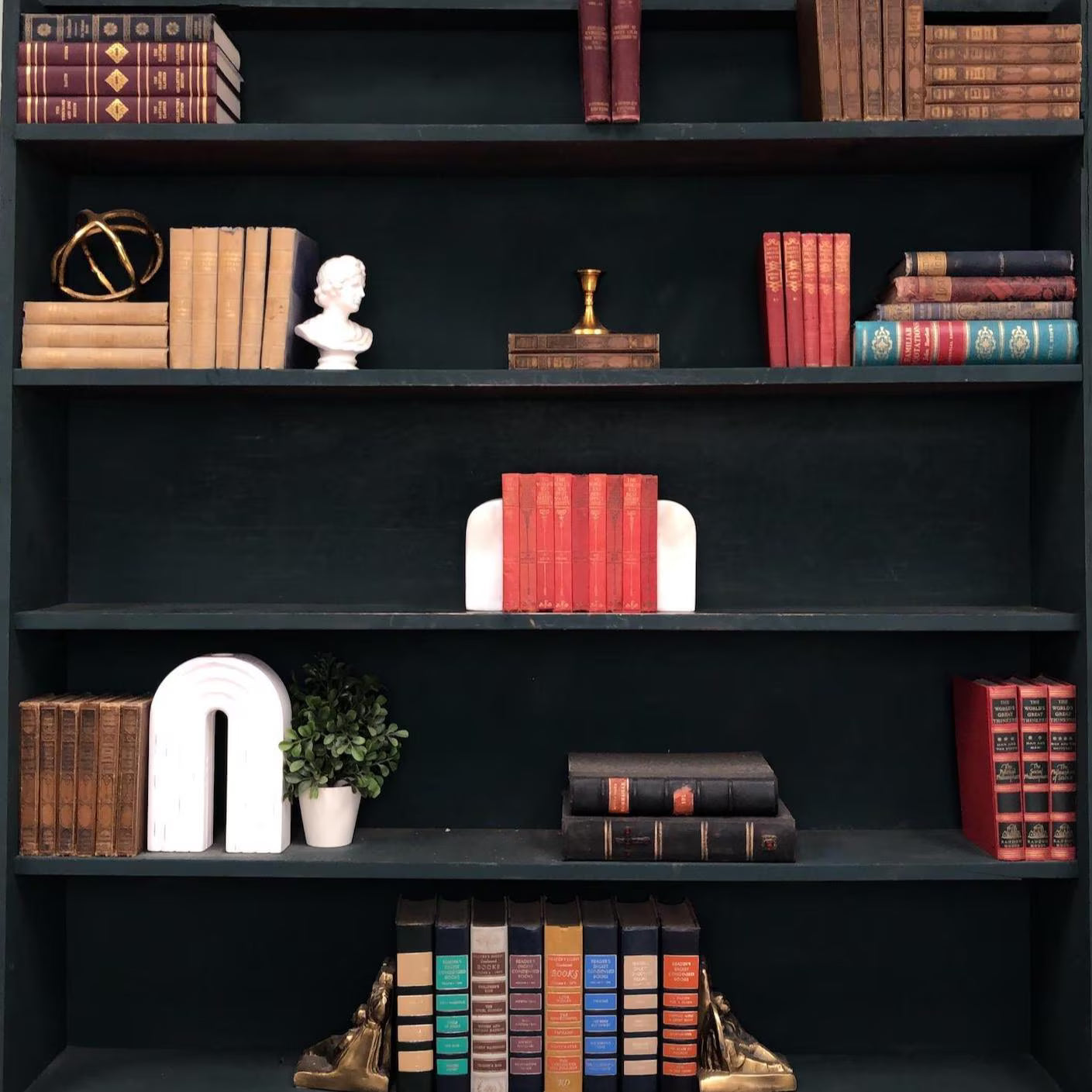 Classic Books by the Foot: The World's 100 Best Short Stories, Hardcover Set, Display Hardcovers