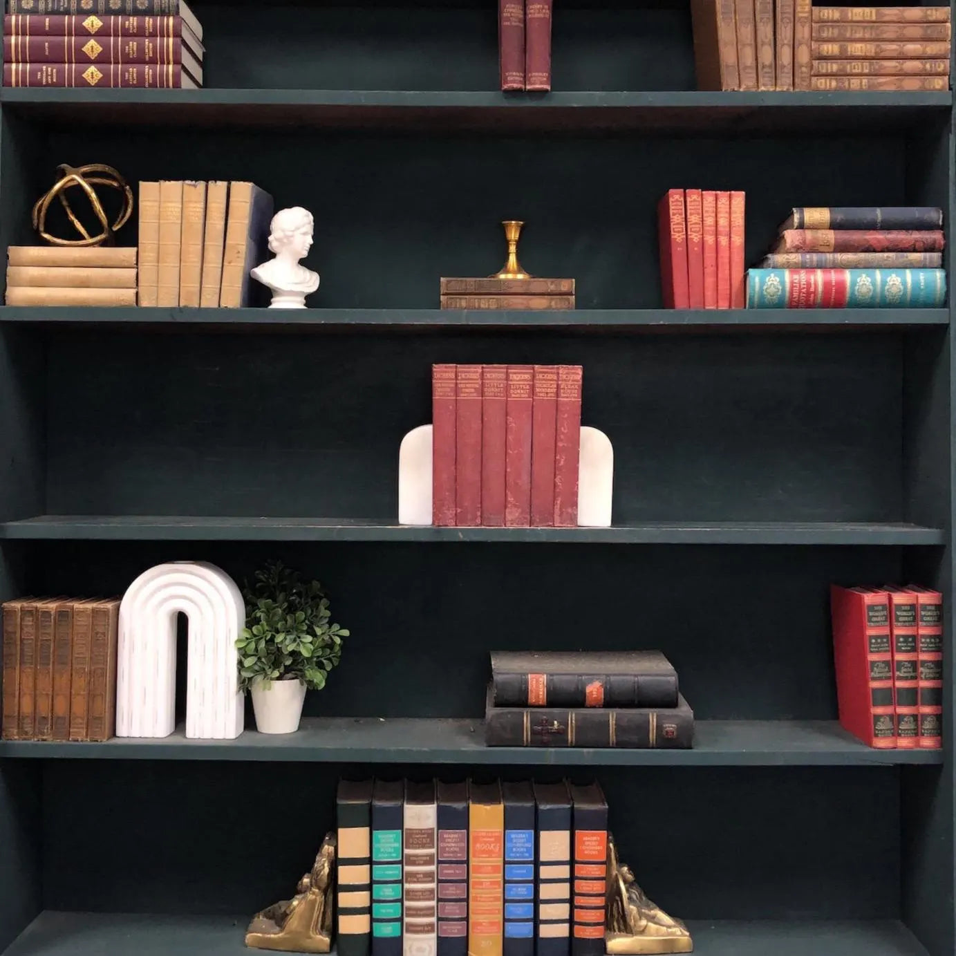 Classic Books by the Foot: Dickens Works, Hardcover Set, Display Hardcovers