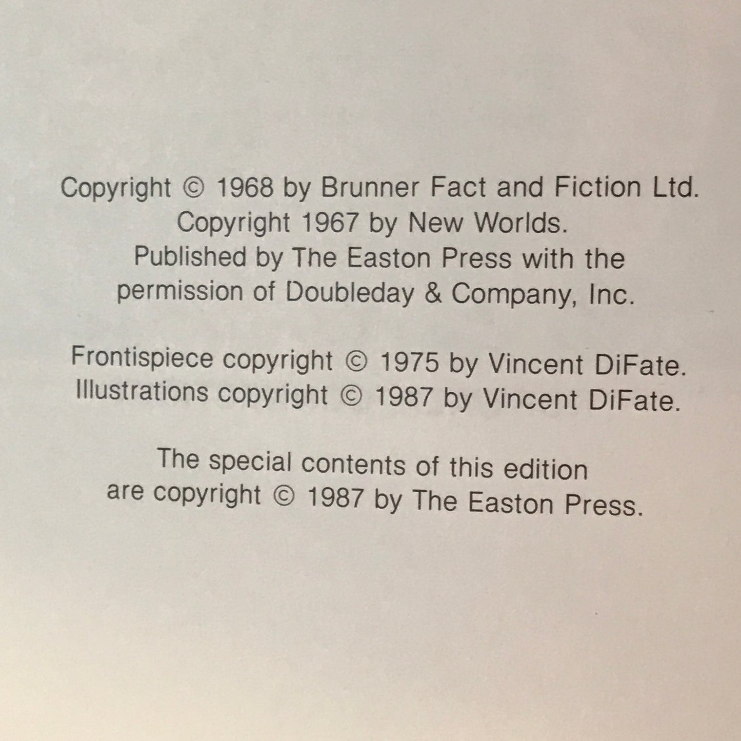 Stand On Zanzibar - John Brunner - Easton Press - 1987