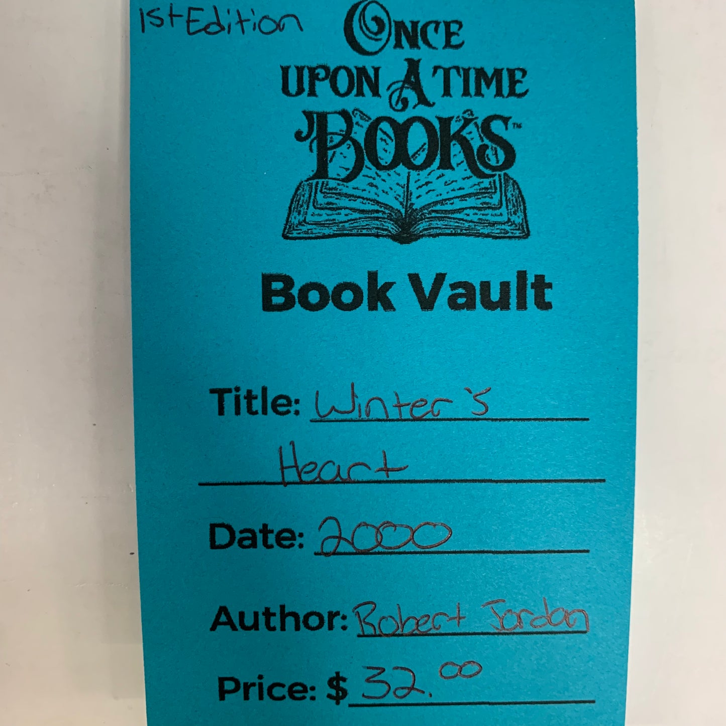 Winter’s Heart - Robert Jordan - 1st Edition - 2000