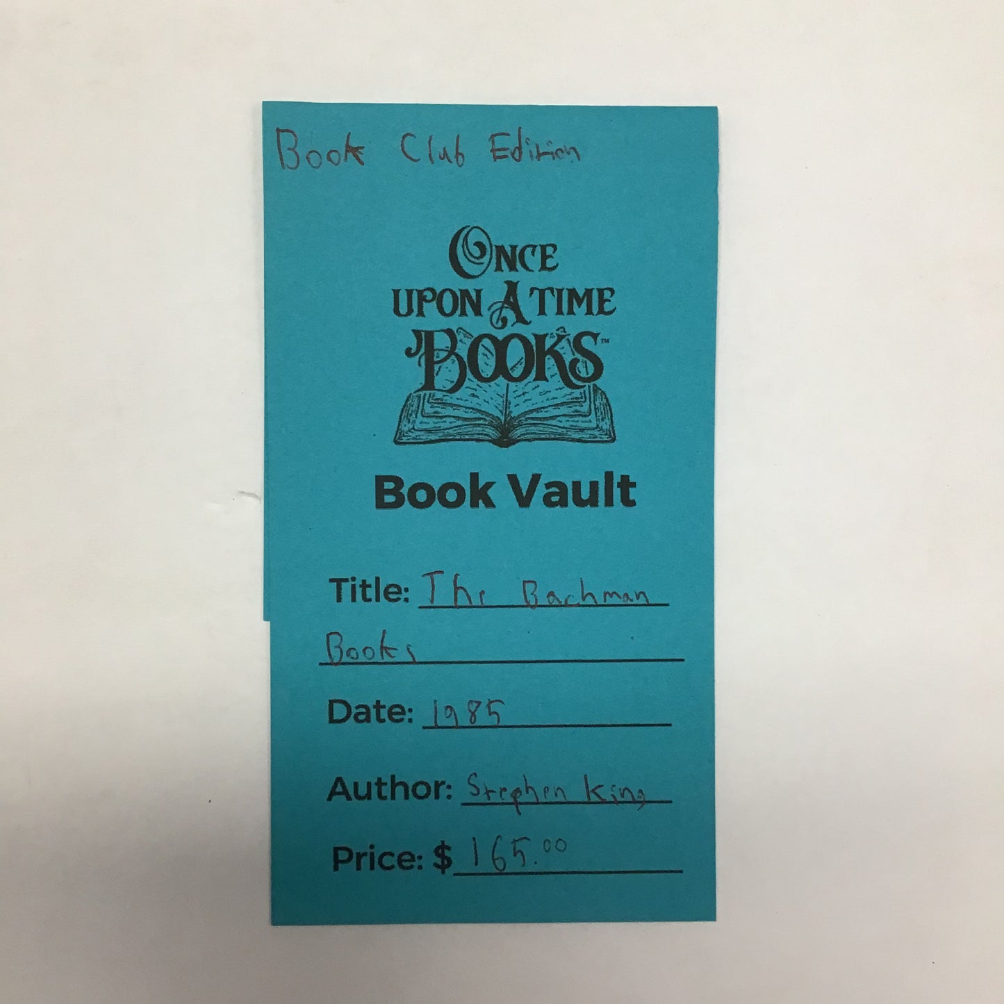 The Bachman Books - Stephen King - Book Club Edition - 1985