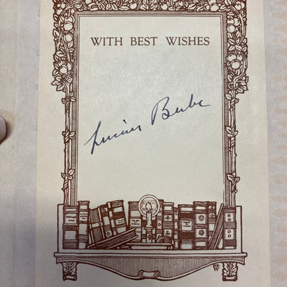 Snoot If You Must - Lucius Beebe - Signed - 1943