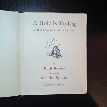 A Hole Is to Dig - Ruth Krauss - 1952
